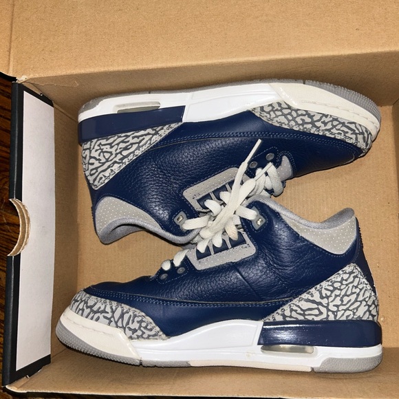 Jordan Other - Jordan Men's Navy and Gray Sneakers